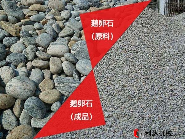 鹅卵石制砂机材料